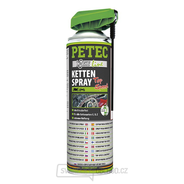 Mazivo na řetězy motocyklů a jízdních kol - PETEC Kettenspray