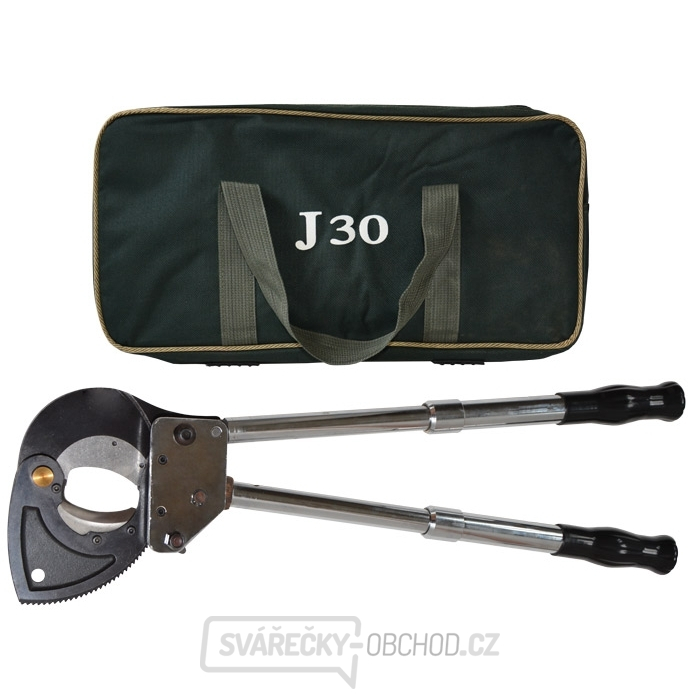 Ráčnové nůžky na stříhání kabelů HCC-30J