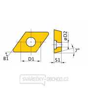 Břitové destičky D/55°, 5 ks Břitové destičky D/55°, 5 ks gallery main image