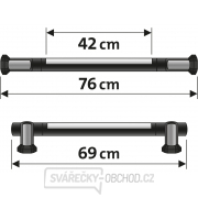 Lampa montážní 1200lm, 75cm, rotační a kloubová náhled