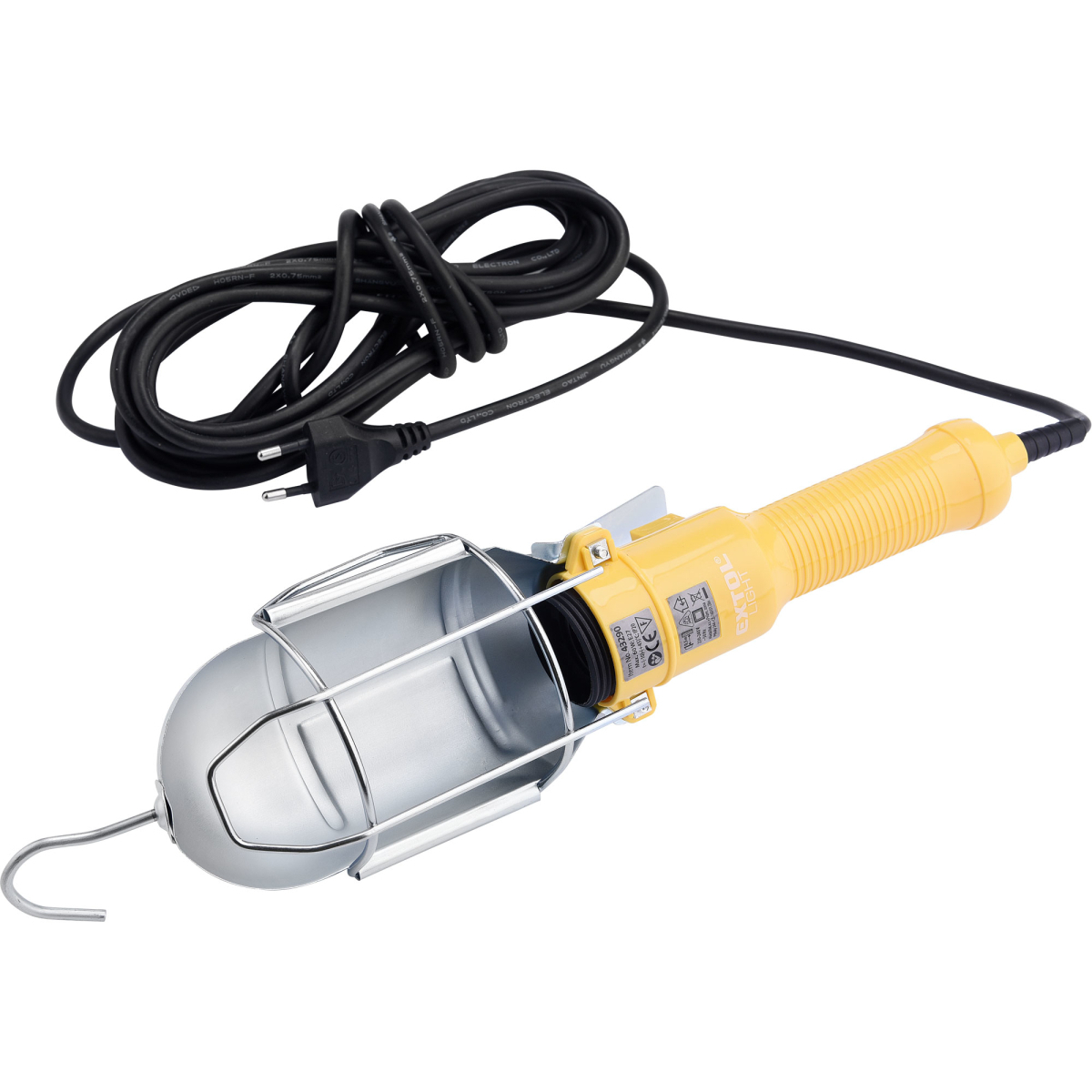 Levně Světlo závěsné se svorkou, 230V, 5m kabel, E27 43290