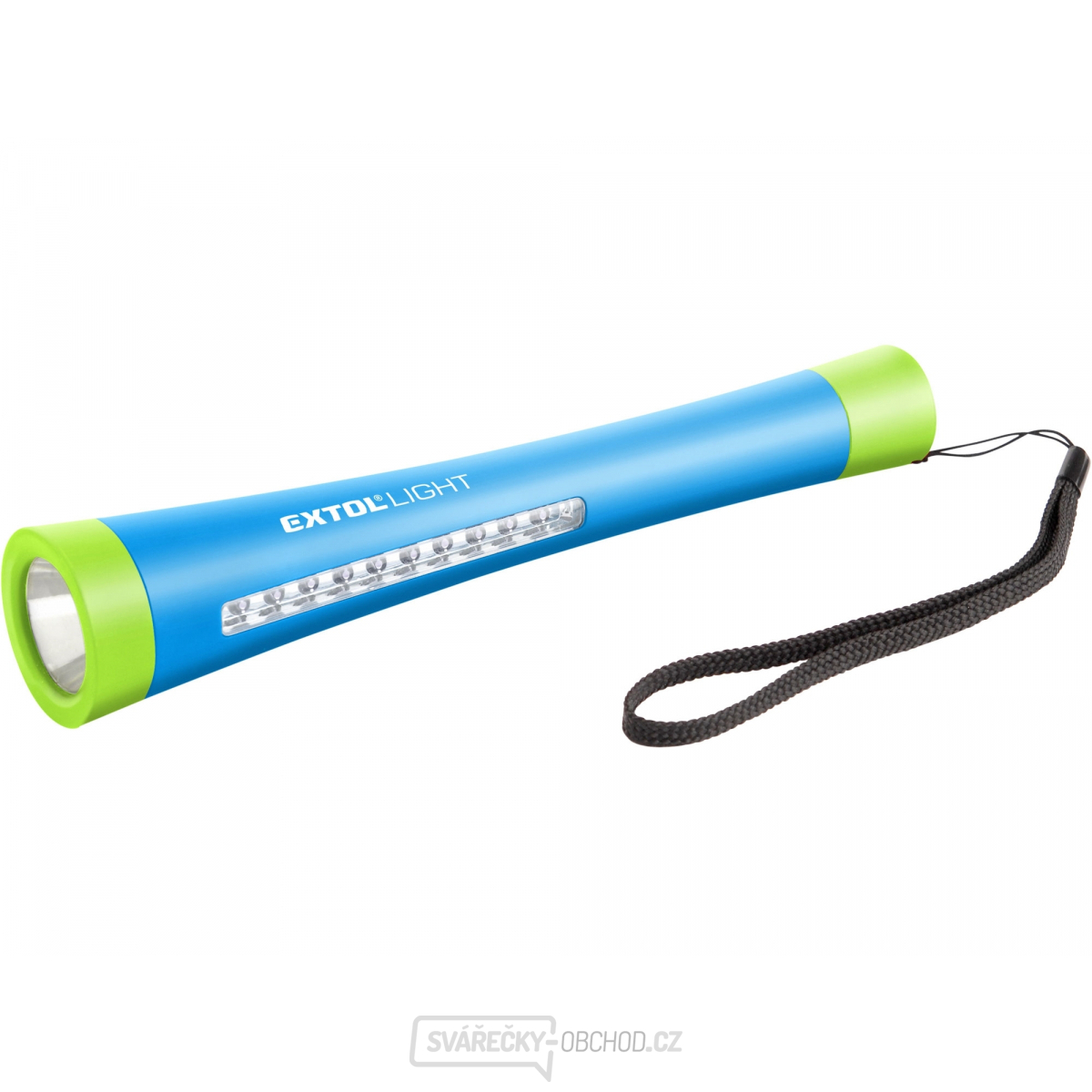 Svítilna 1W+10 LED s magnetem, 3x AAA