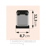 Lucerna teleskopická 50lm, 8x LED, 3x AA náhled