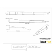 Třídílná prodloužená ramena - 2ks Třídílná prodloužená ramena - 2ks gallery main image