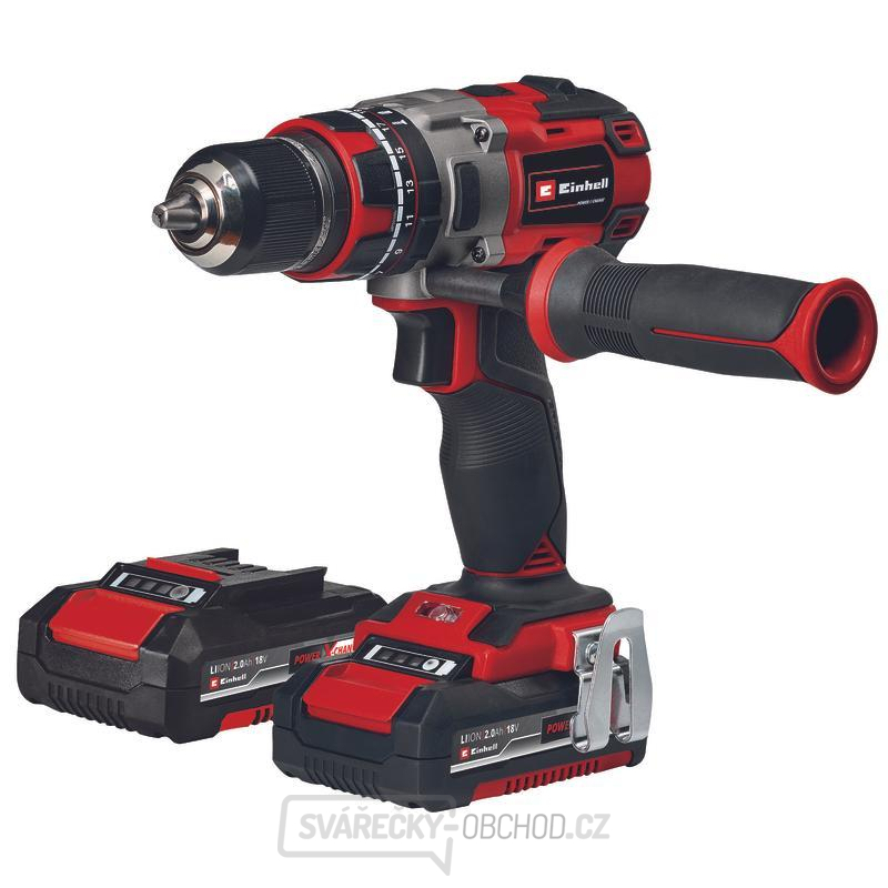 Aku vrtací šroubovák TE-CD 18 Li-i BL, 2x2,0 Ah Einhell Expert Plus
