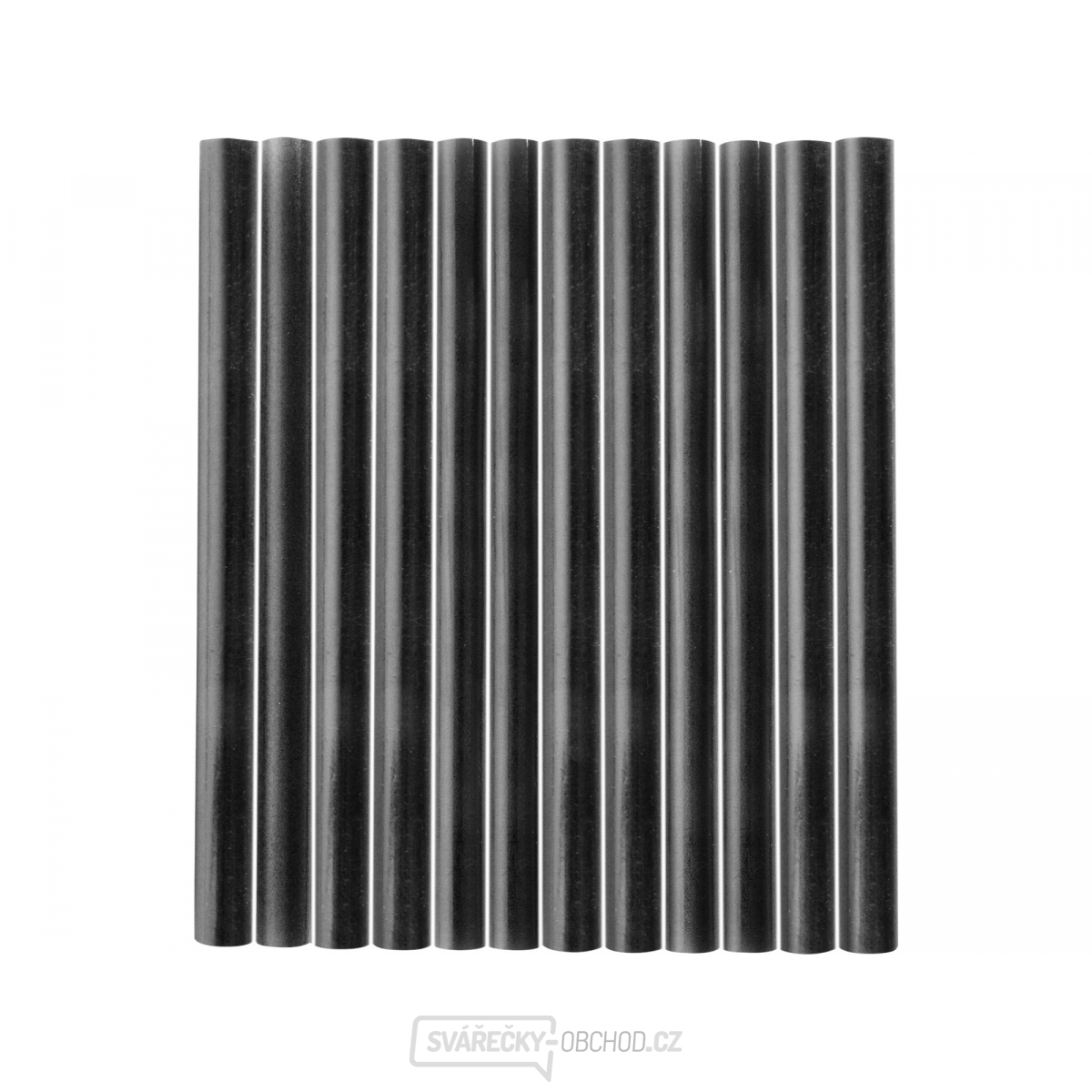 Tyčinky tavné, černá barva, ∅ 7,2x100mm - 12ks