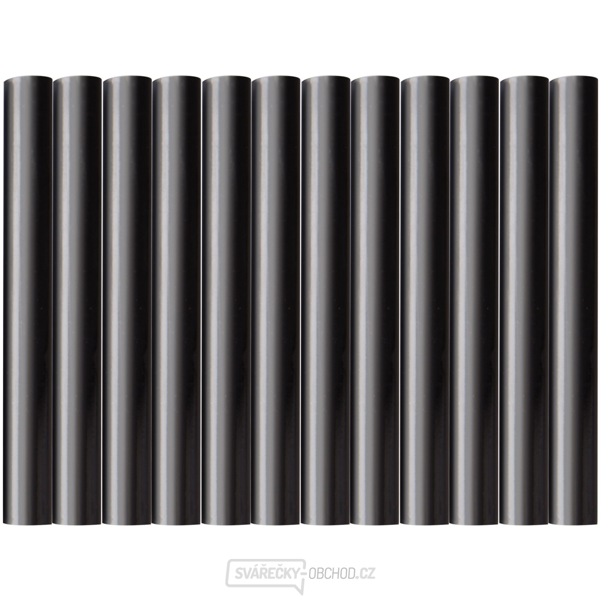 Tyčinky tavné, černá barva, ∅ 11x100mm - 12ks