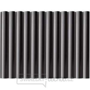 Tyčinky tavné, černá barva, ∅ 11x100mm - 12ks gallery main image