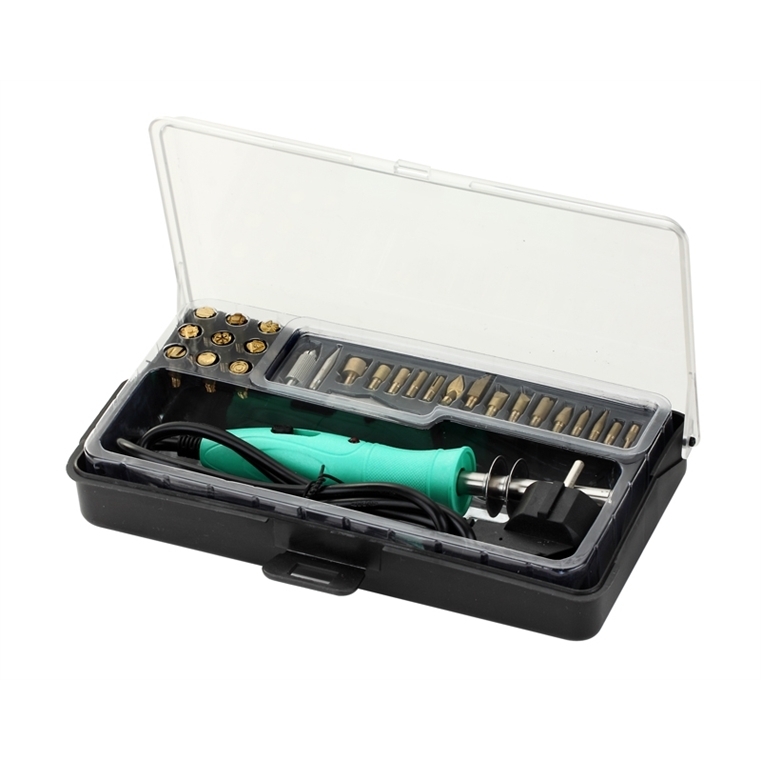 Pájecí/vypalovací pero 10W/ 30W s nástavci, 27 hrotů + box 06530074