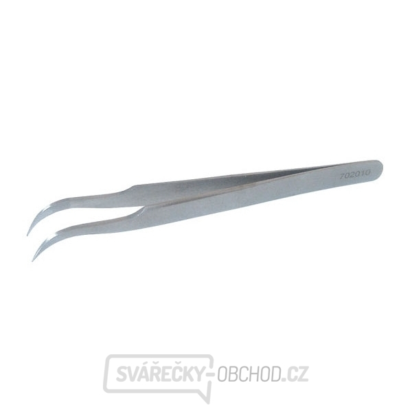 Pinzeta chrom nerez-zahnutá, 120mm Pinzeta chrom nerez-zahnutá, 120mm gallery main image