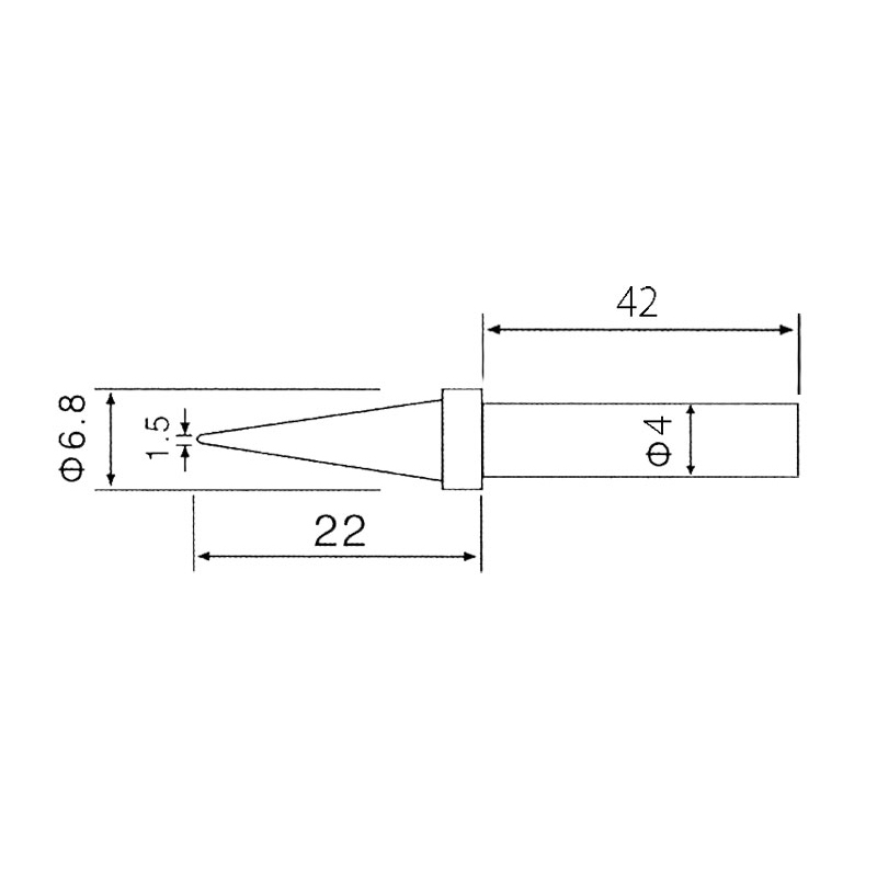 Hrot C1-1 pro pájky ZD-30C, ZD-99, ZD-8906, ZD-8906L 06540070