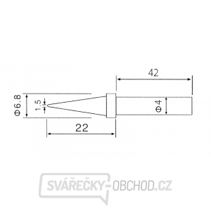 Hrot C1-1 pro pájky ZD-30C, ZD-99, ZD-8906, ZD-8906L