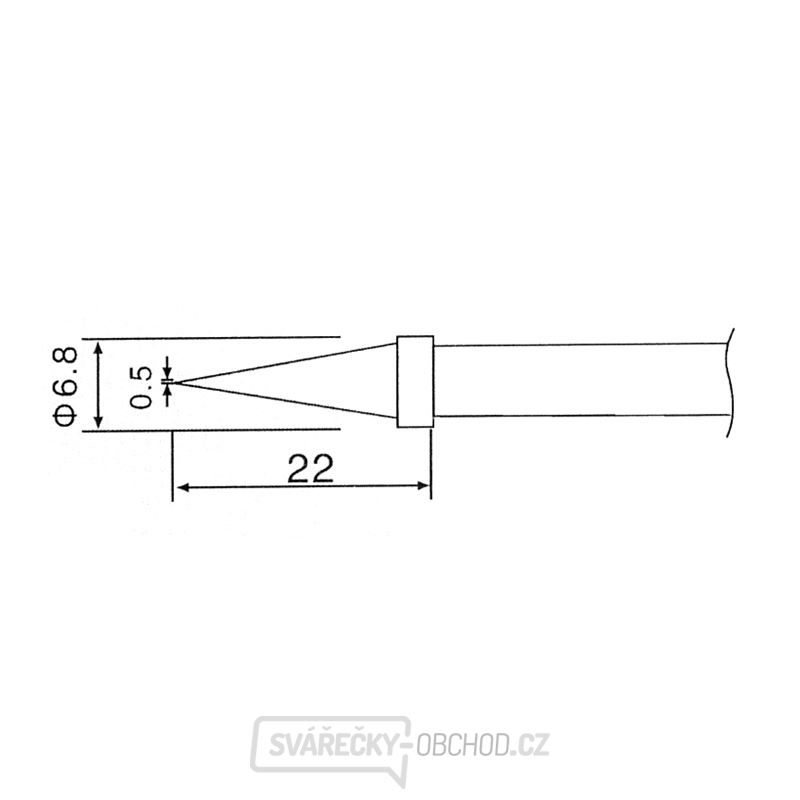 Hrot C1-2 pro pájky ZD-30C,ZD-99,ZD-8906,ZD-8906L