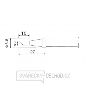 Hrot C1-3 pro pájky ZD-30C, ZD-99, ZD-8906, ZD-8906L