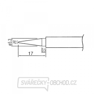 Hrot N1-1 pro pájky ZD-200ND, ZD-707N, ZD-707NL, 06530049, 06530005, 06530050, 06530051, 06530088