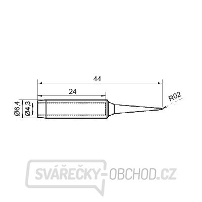 Hrot N9-1 pro pájky ZD-8916, ZD-8917B, ZD-8922, ZD-8936 Hrot N9-1 pro pájky ZD-8916, ZD-8917B, ZD-8922, ZD-8936 gallery main image