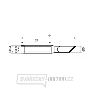 Hrot N9-5 pro pájky ZD-8916, ZD-8917B, ZD-8922, ZD-8936 Hrot N9-5 pro pájky ZD-8916, ZD-8917B, ZD-8922, ZD-8936 gallery main image