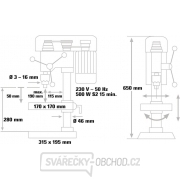 Vrtačka stojanová BT-BD 501 Einhell Blue Náhled