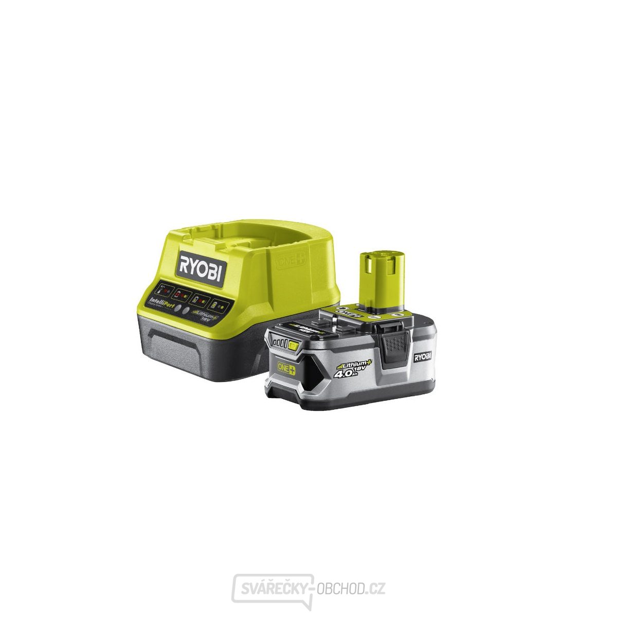 Sada 18 V lithium iontová baterie 4 Ah s nabíječkou RC18120 ONE+