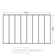 Palram Arizona 5000 hliníkový přístřešek pro auto s obloukovou střechou Náhled