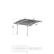 Palram Arizona 5000 hliníkový přístřešek pro auto s obloukovou střechou náhled