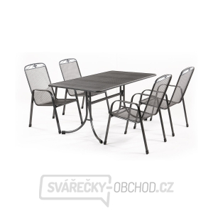 MWH Banis 4+ sestava nábytku z tahokovu (4x židle Savoy, 1x stůl Universal 145)
