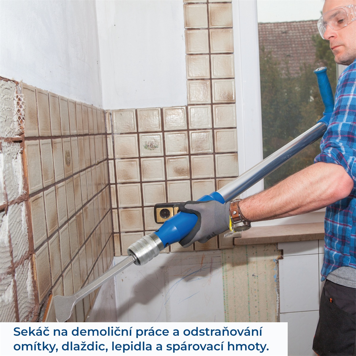 Pneumatický multifunkční nástroj 5 v 1 AERO 2 SPADE Scheppach Náhled