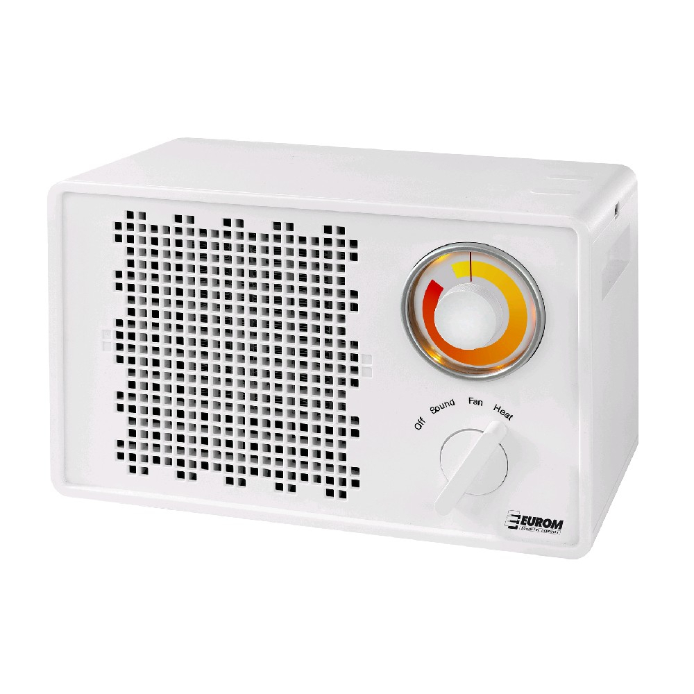 Levně Teplovzdušný ventilátor EUROM Heat-BOOST 1500 s bluetooth reproduktorem 42342321