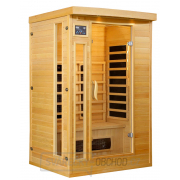 Infrasauna DeLuxe 2220 CB/CR+ podlahové topení, 2x ručník, 2x esence zdarma gallery main image