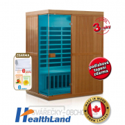 Infrasauna DeLuxe 3300 Carbon - BT+ podlahové topení, 3x ručník, 2x esence zdarma Infrasauna DeLuxe 3300 Carbon - BT+ podlahové topení, 3x ručník, 2x esence zdarma gallery main image