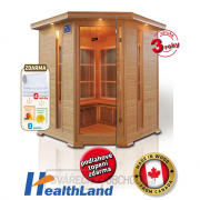 Infrasauna DeLuxe 4005 Carbon+ podlahové topení, 4x ručník, 2x esence zdarma Infrasauna DeLuxe 4005 Carbon+ podlahové topení, 4x ručník, 2x esence zdarma gallery main image