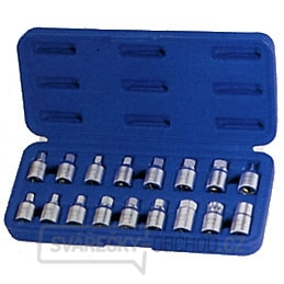 Sada zástrčných hlavic pro výpustné šrouby olejových van 038 Sada zástrčných hlavic pro výpustné šrouby olejových van 038 gallery main image