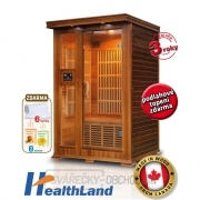 Infrasauna DeLuxe 2022 Cedr Carbon+ podlahové topení, 2x ručník, 2x esence zdarma gallery main image