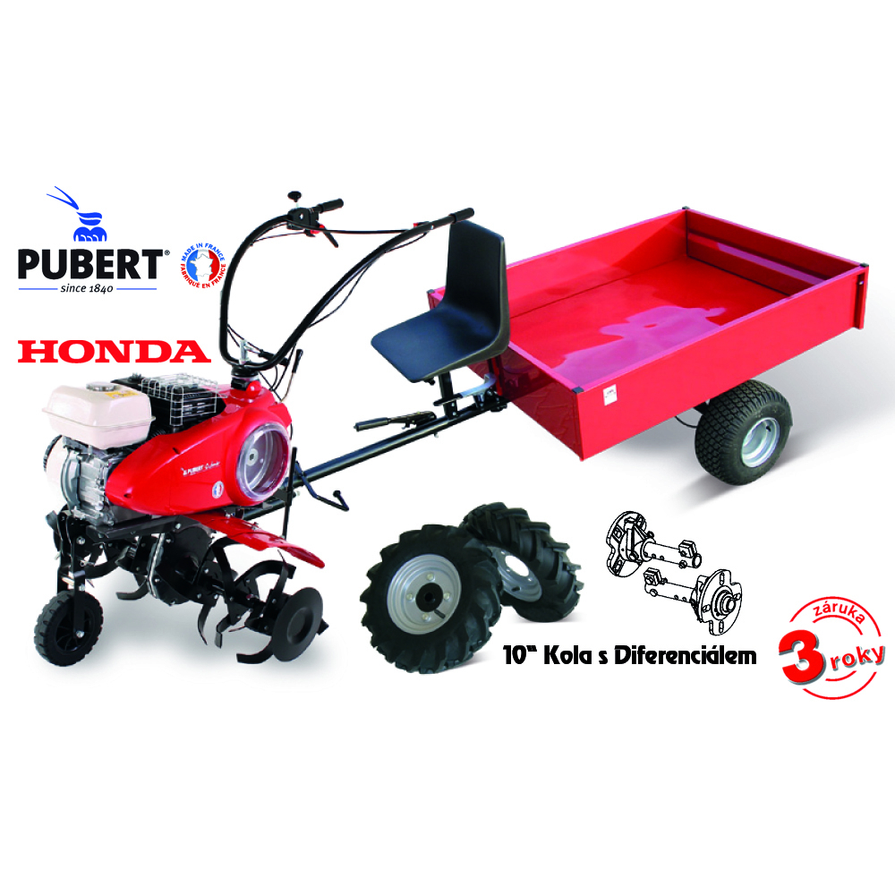 Kultivátor PUBERT QUATRO JUNIOR 60H s dvourychlostní variabilní převodovkou Náhled