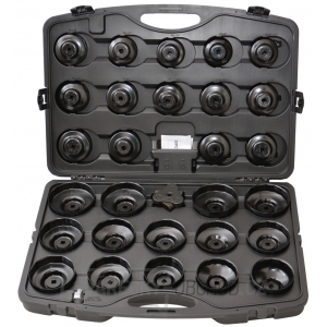 30-dílná sada miskových klíčů na olejové filtry 096-10030 30-dílná sada miskových klíčů na olejové filtry 096-10030 gallery main image