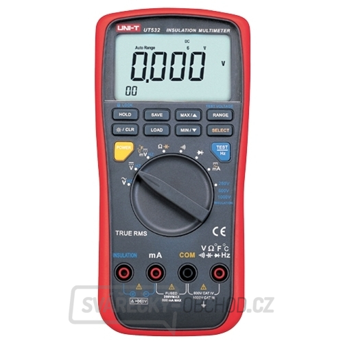 Multimetr UNI-T UT532 s integrovaným testerem izolace