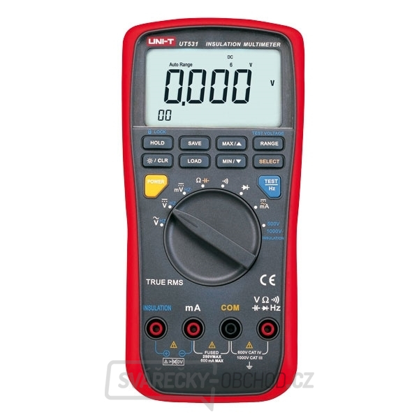 Multimetr UNI-T  UT531 s integrovaným testerem izolace
