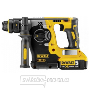 DCH274P2 Aku bezuhlíkové kombi kladivo SDS-Plus 18V, 2x 5,0Ah XR Li-Ion + rychloupínací sklíčidlo DeWALT +  kufr Náhled