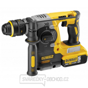 DCH274P2 Aku bezuhlíkové kombi kladivo SDS-Plus 18V, 2x 5,0Ah XR Li-Ion + rychloupínací sklíčidlo DeWALT +  kufr Náhled