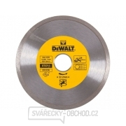 DT3713 Diamantový kotouč se spojitým obvodem ze slinutých karbidů 125x22,2 mm na suché řezání obkladů DeWALT gallery main image