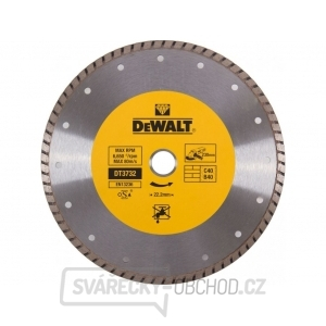 DT3732 Diamantový kotouč TUBRO profi ze slinutých karbidů 230x22,2 mm pro suché řezání betonu DeWALT