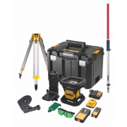 DCK379D1G Aku sada 18V rotačního zeleného laseru 360° s latí a stativem DeWALT gallery main image