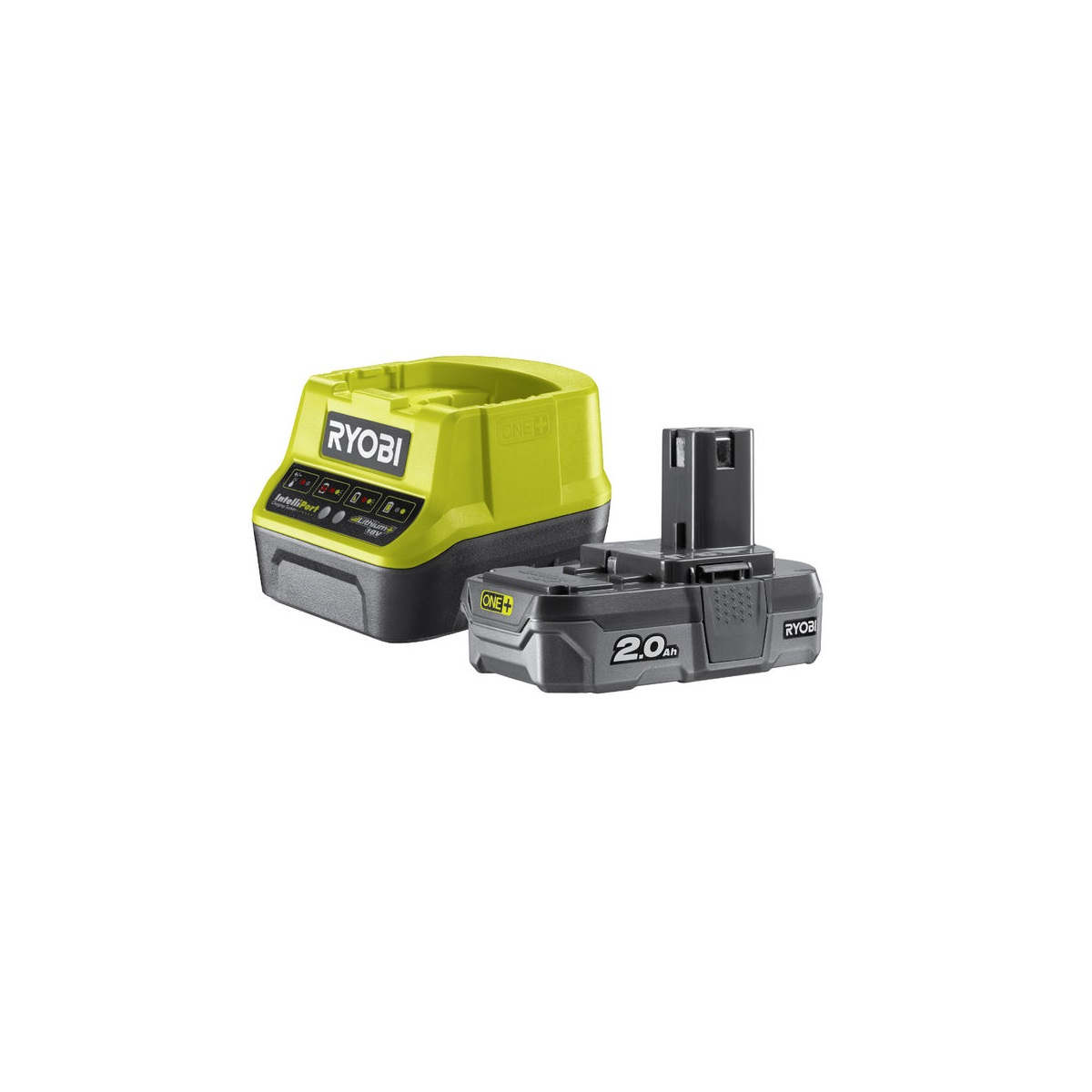 RYOBI Sada 18 V lithium iontová baterie 2 Ah s nabíječkou RC18120 ONE+