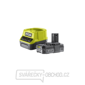 Sada 18 V lithium iontová baterie 2 Ah s nabíječkou RC18120 ONE+ Sada 18 V lithium iontová baterie 2 Ah s nabíječkou RC18120 ONE+ gallery main image