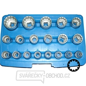 Sada nástrčných drážkových hlavic Genborx JBTK 419 Sada nástrčných drážkových hlavic Genborx JBTK 419 gallery main image