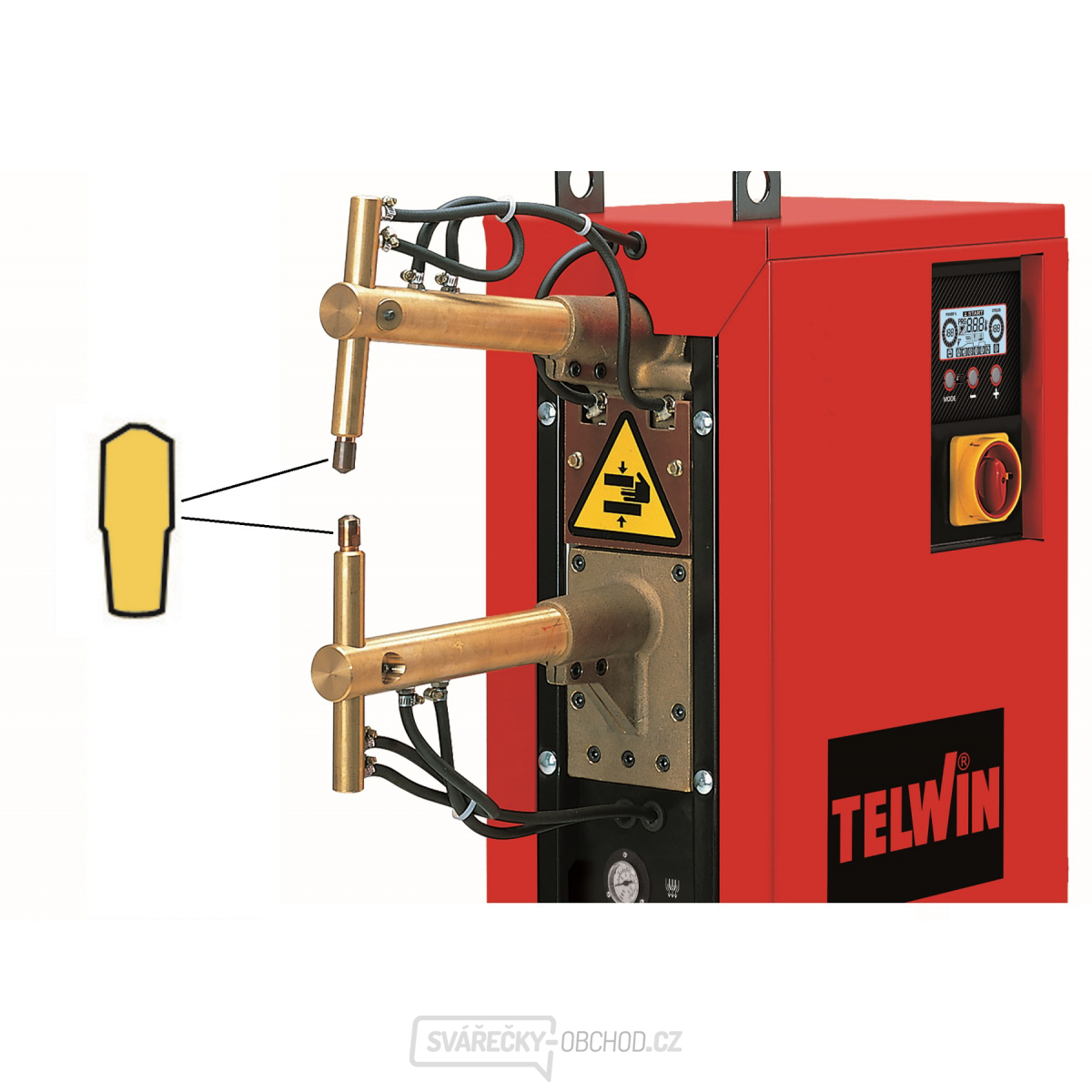 Bodové svařovací hroty L = 45mm s elektrodou/1ks
