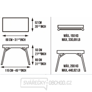RUBI Pracovní stůl multifunkční Náhled