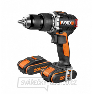 Aku vrtačka s příklepem Li-Ion 20V, 2x2,0 Ah WX373 gallery main image