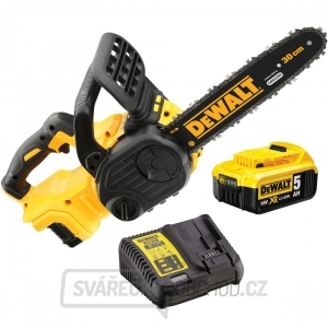 DCM565P1 Aku bezuhlíková řetězová pila 18V, 1x 5,0 Ah XR Li-Ion DeWALT