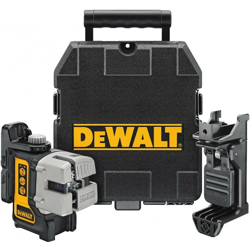 DW089K Samonivelační křížový laser se 3 paprsky DeWALT 